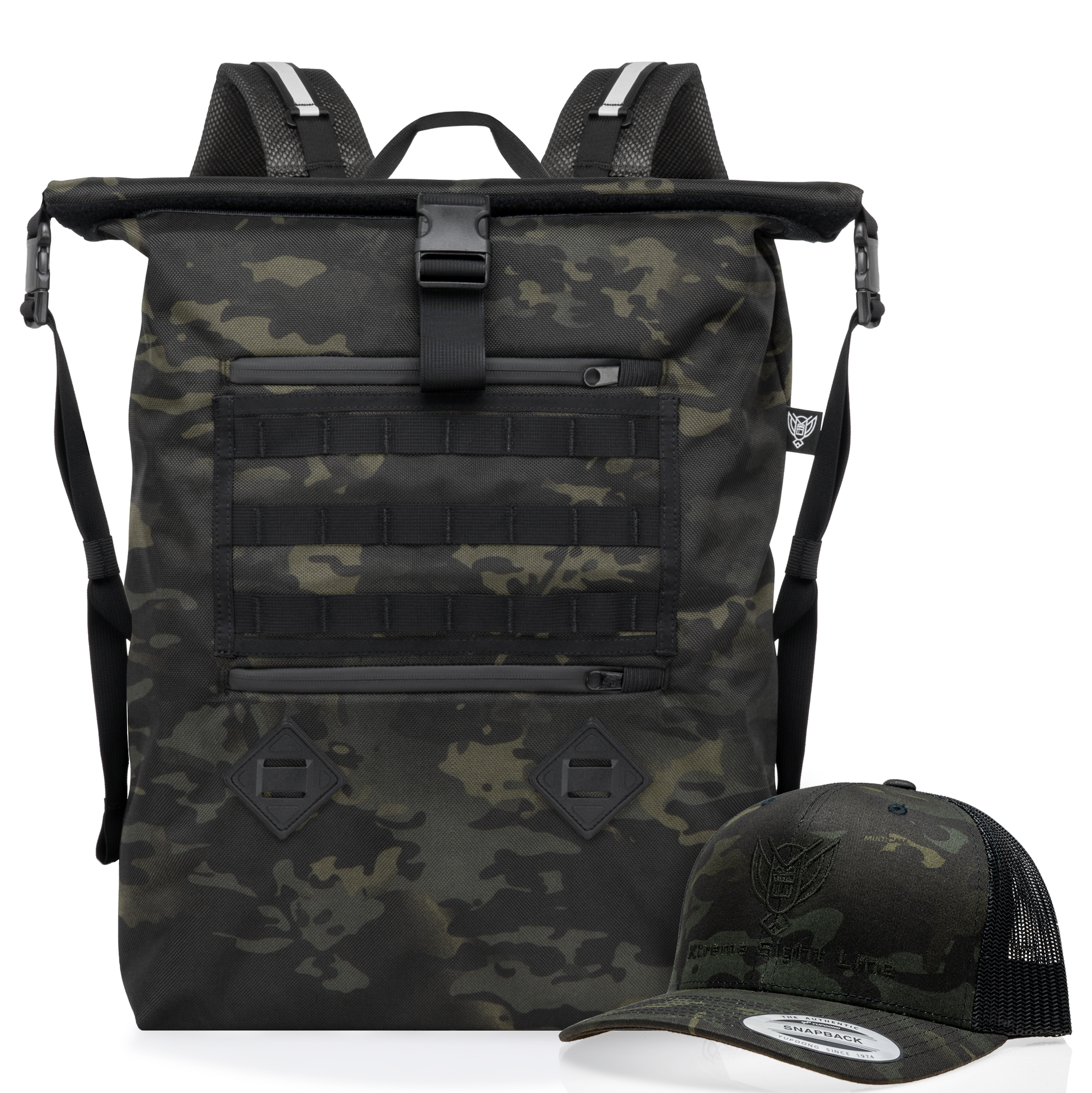 Combo Aqua RT Faraday Backpack / Snapback Hat
