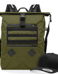 Combo Aqua RT Faraday Backpack / Snapback Hat